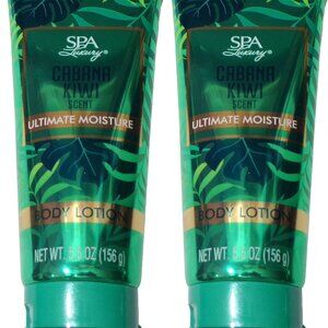 Spa Luxury Cabana Kiwi Scent Ultimate Moisture - Body Lotion 5.5oz (Set of 2)